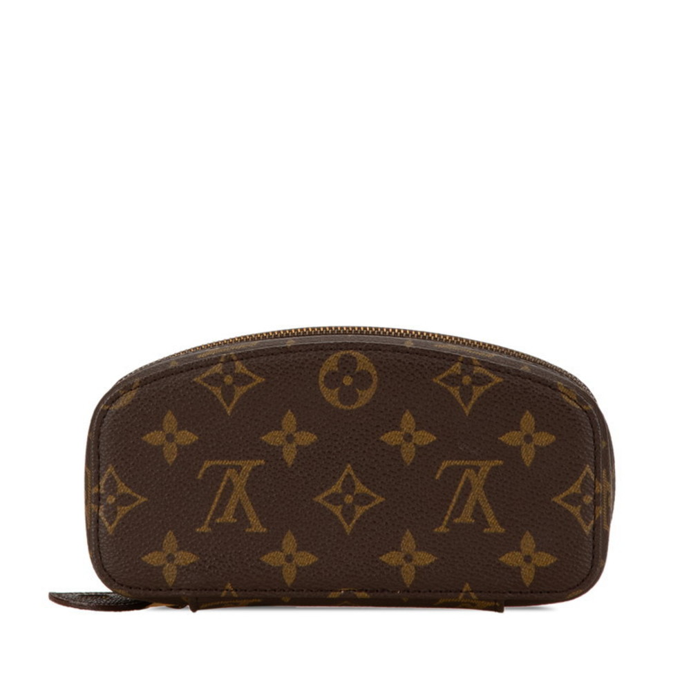 Louis Vuitton Monogram Monte Carlo Pouch Jewelry Case Brown